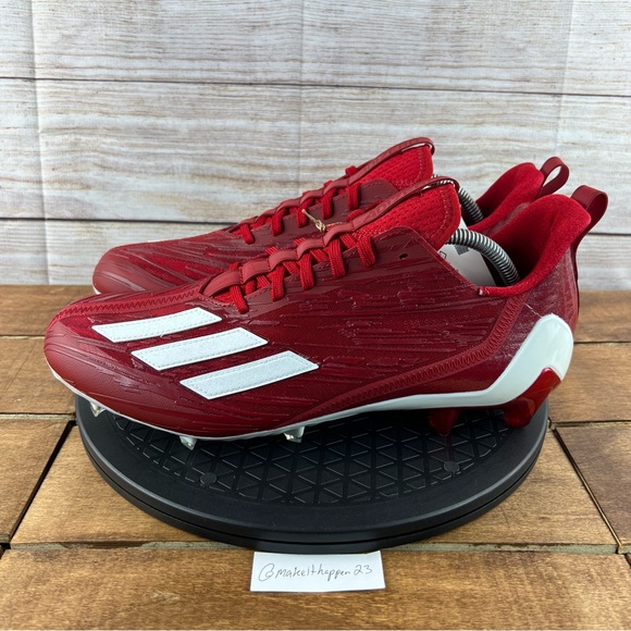 Adidas Adizero Football Cleats ‘Power Red Cloud White’ main image 8
